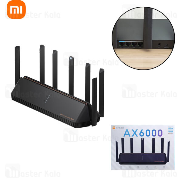روتر دوبانده 7 آنتن شیائومی Xiaomi Mi Router AX6000 با جعبه آسیب دیده